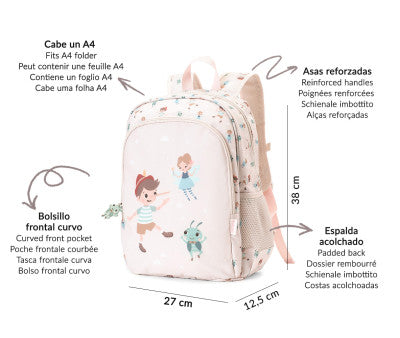 Mochila Mediana Pinocho TUTETE