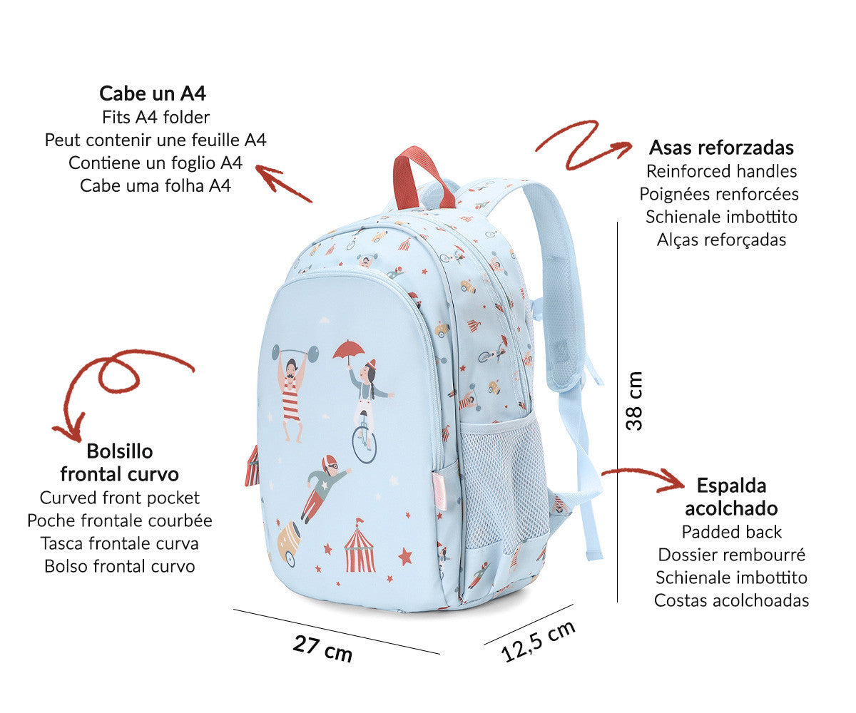 Mochila Mediana Circus TUTETE