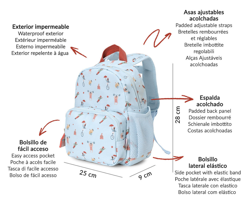 Mochila Infantil Circus TUTETE