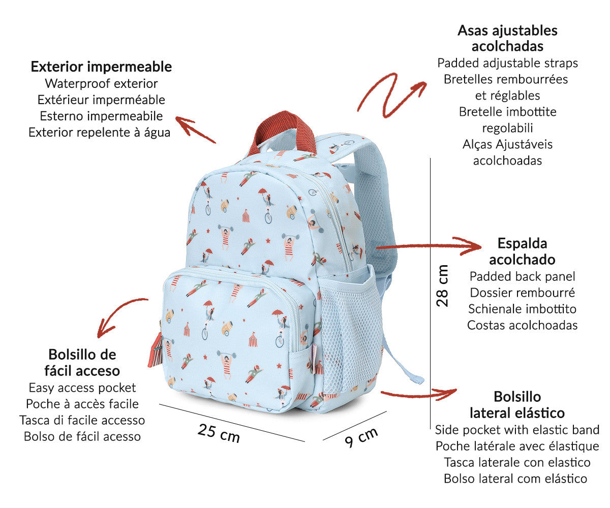 Mochila Infantil Circus TUTETE