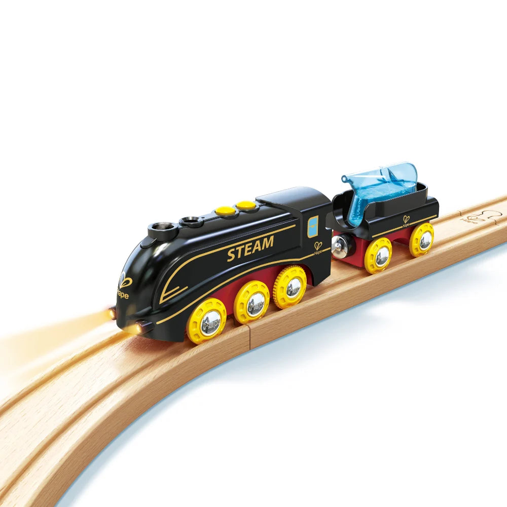Tren de Vapor con Silbato y Efecto Realista HAPE