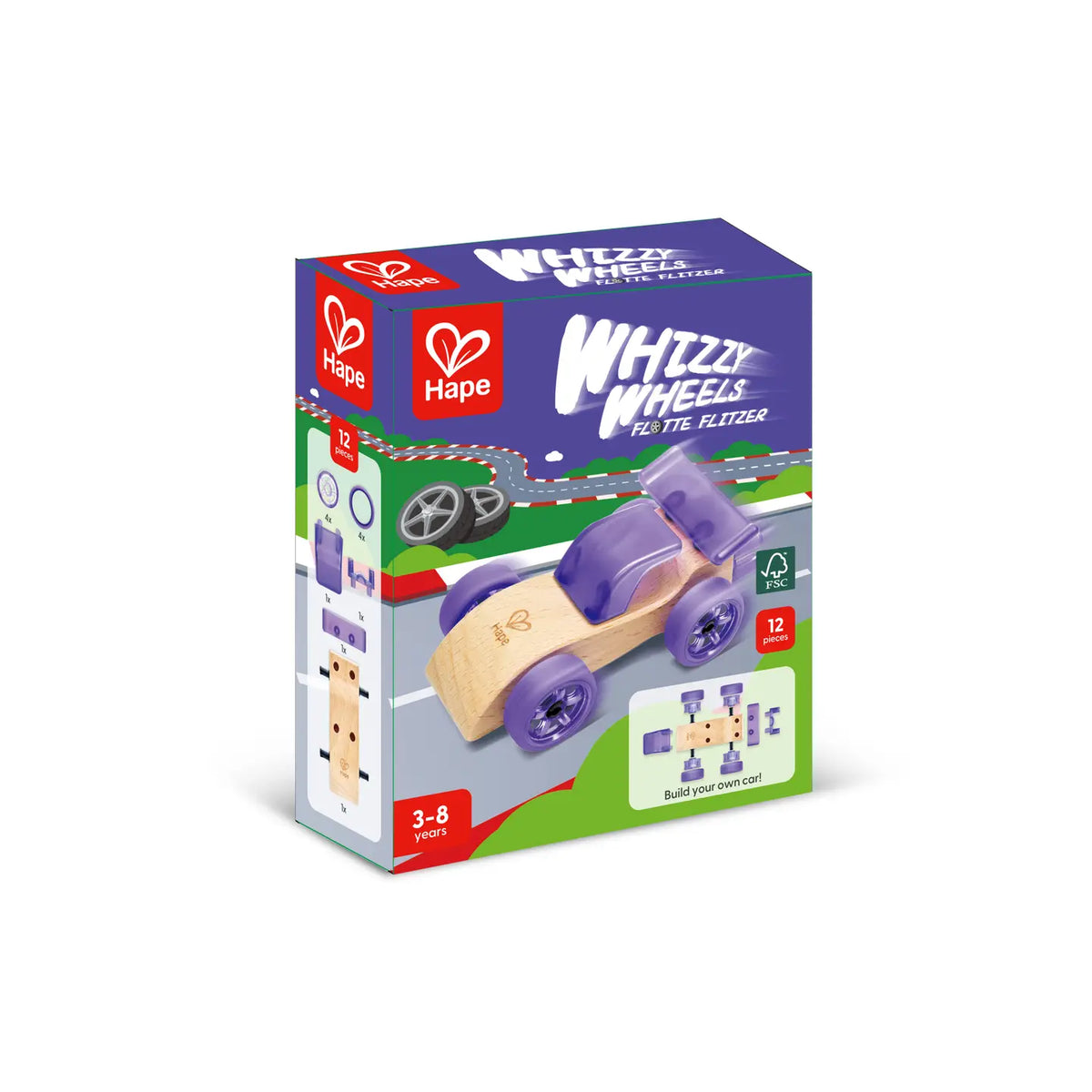 Whizzy Wheels Coche de construcción HAPE