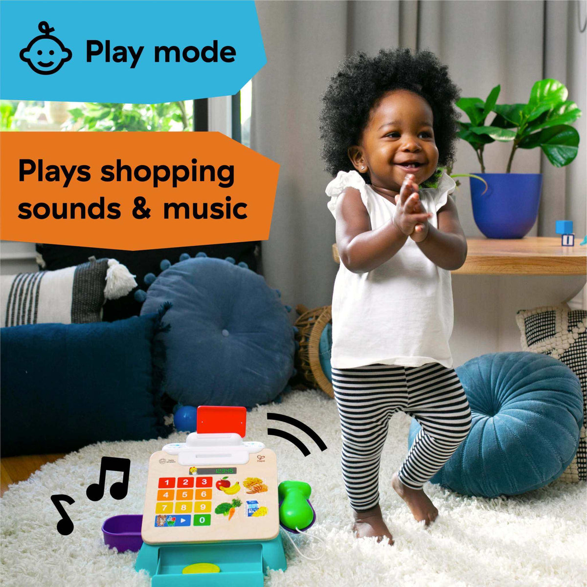 Caja registradora mágica táctil Baby Einstein HAPE