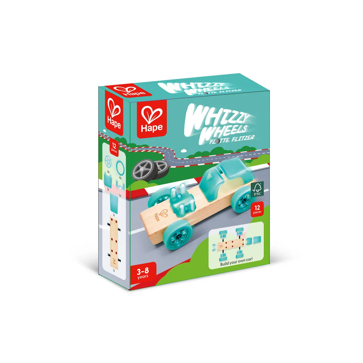 Whizzy Wheels Coche de construcción HAPE