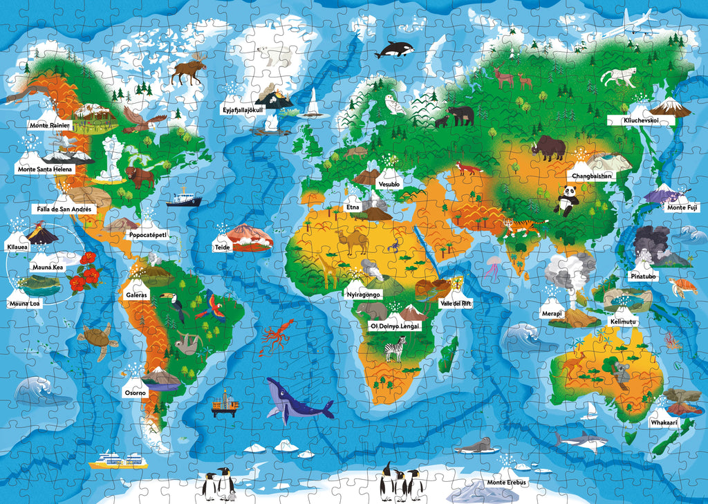 El mega atlas de los volcanes MANOLITO BOOKS