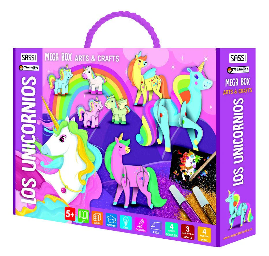 Unicornio mega box MANOLITO BOOKS