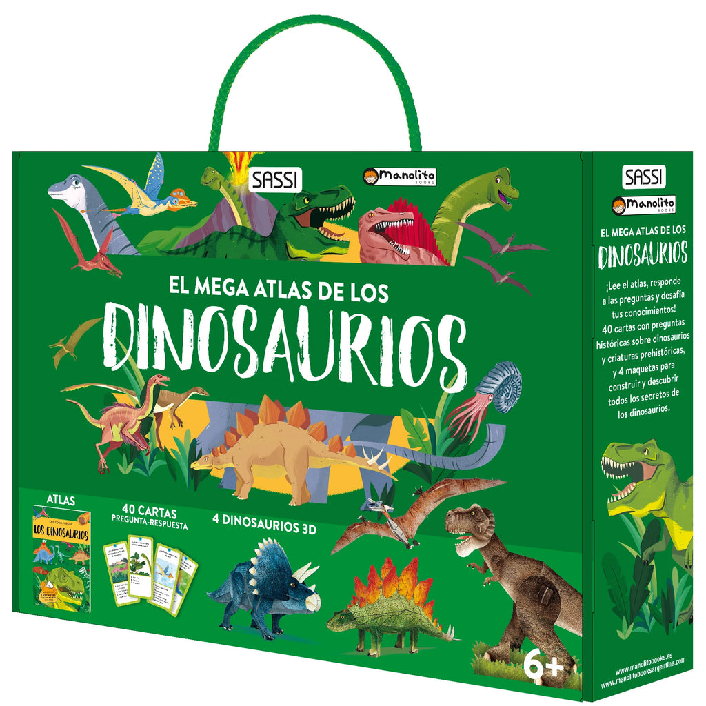 El mega atlas de los dinosaurios MANOLITO BOOKS