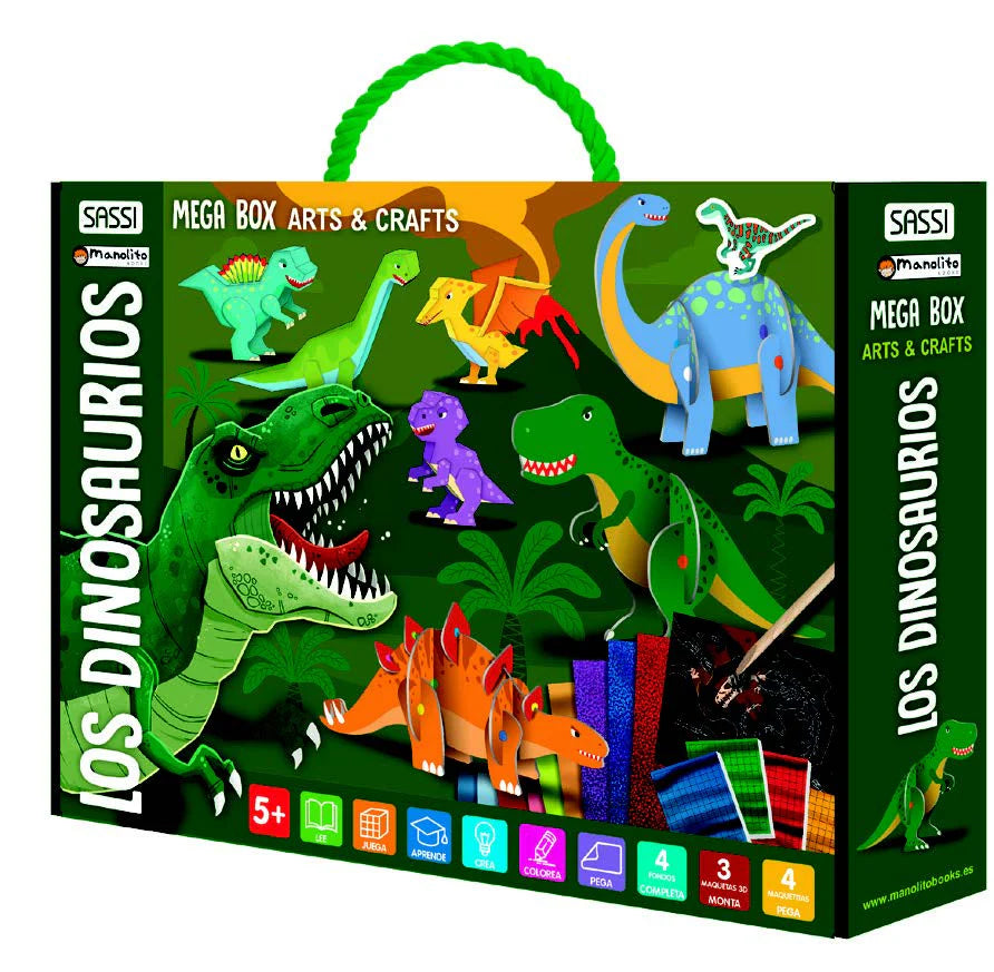 Dinosaurio Mega box MANOLITO BOOKS