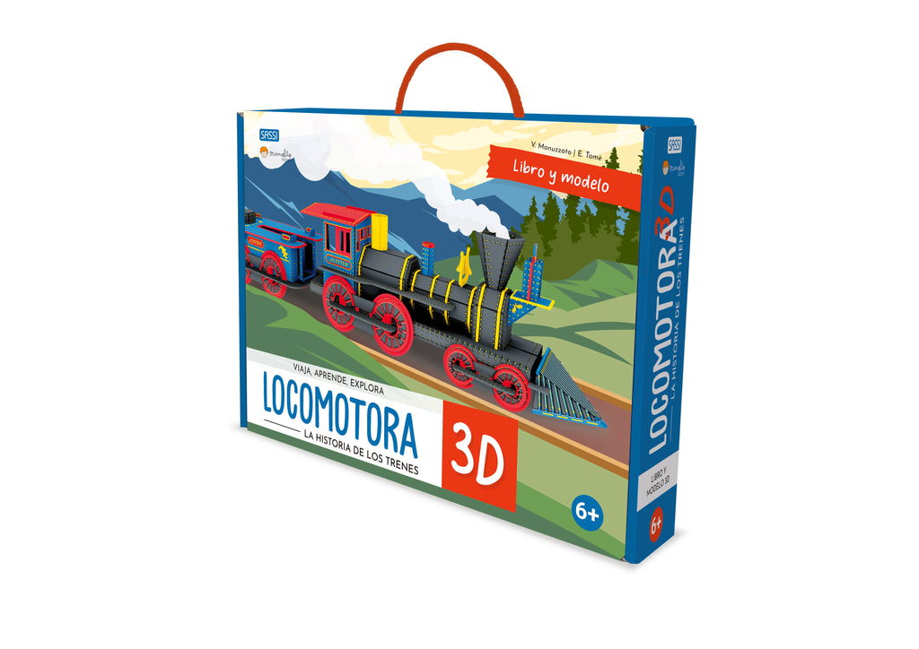 Locomotora 3d la historia de la locomotora MANOLITO BOOKS