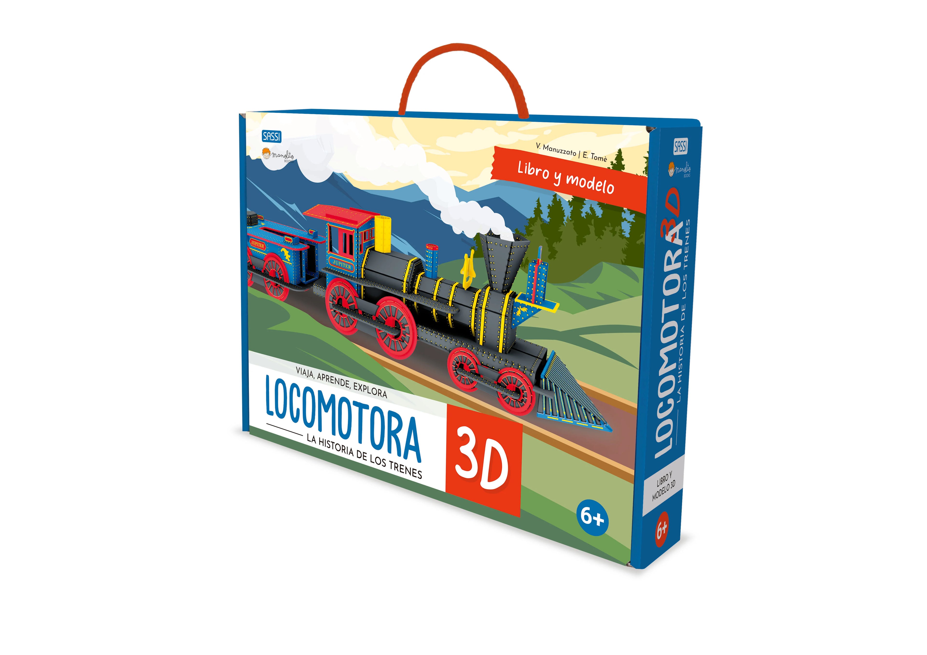 Locomotora 3d la historia de la locomotora MANOLITO BOOKS