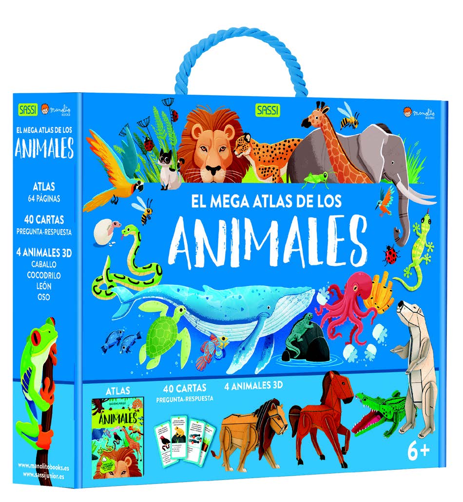 El mega atlas de los animales MANOLITO BOOKS