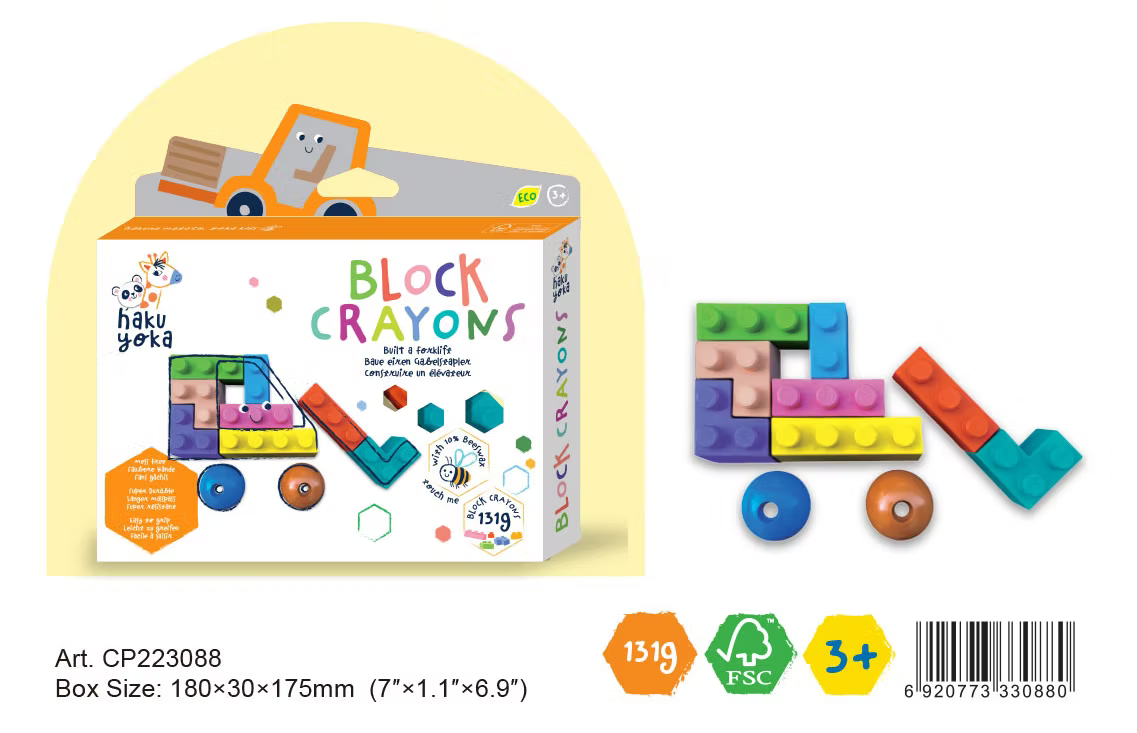 Block crayones grua HAKU YOKA
