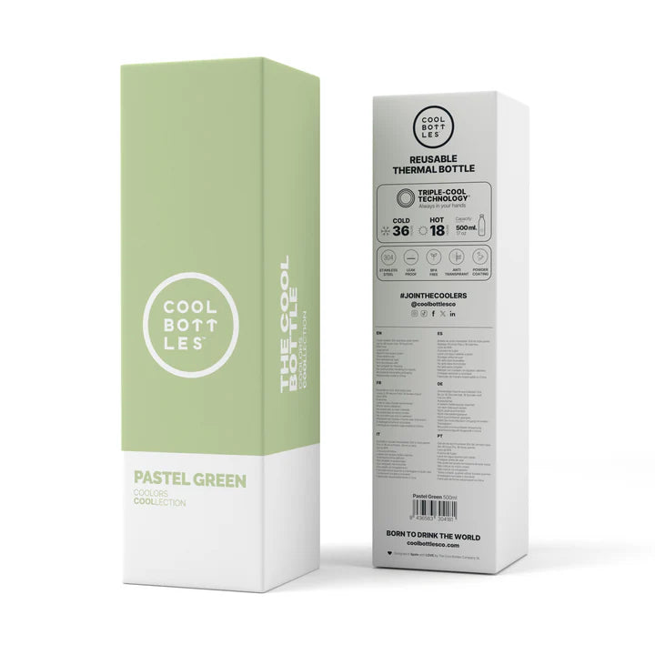 Pastel Green 500ML COOL BOTTLES