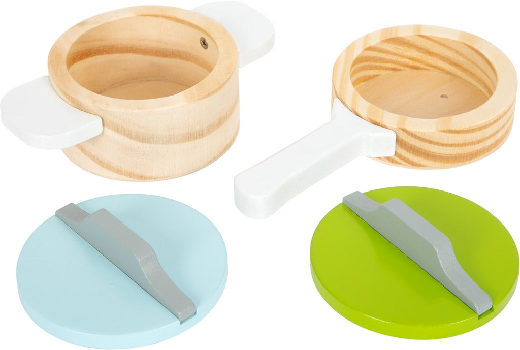 Set devajilla, ollas y sartenes para cocina infantil SMALL FOOT