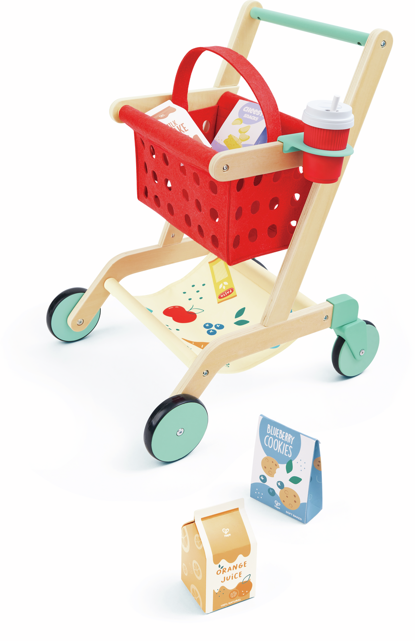 Carrito y Cesta del Pequeño Comprador HAPE