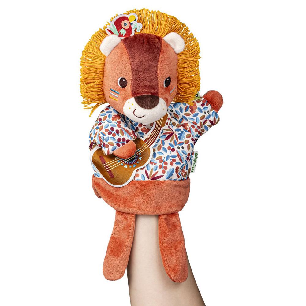 Marioneta de mano león Jack  Lilliputiens