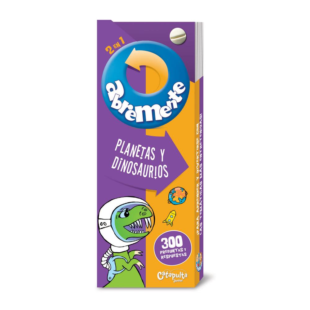Abremente 2 en 1: planetas y dinosaurios feran