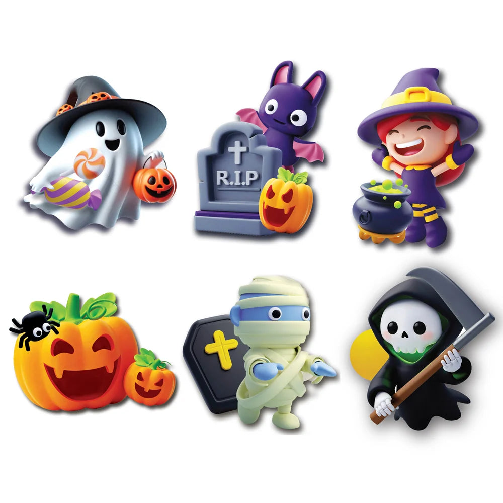 4M - Moldes y pintura - Halloween 3D