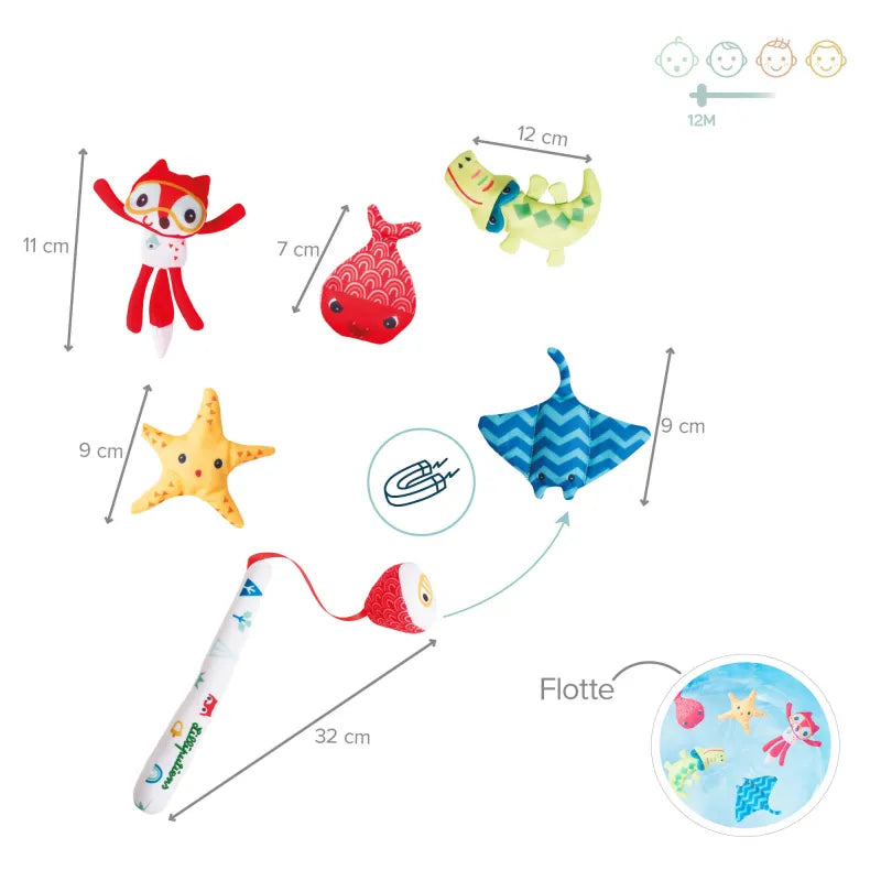 Juego de pesca Lilliputiens