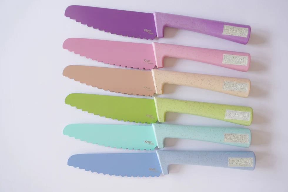 Cuchillo KLYV Classic Safe para niños de 3 años en adelante – Terra