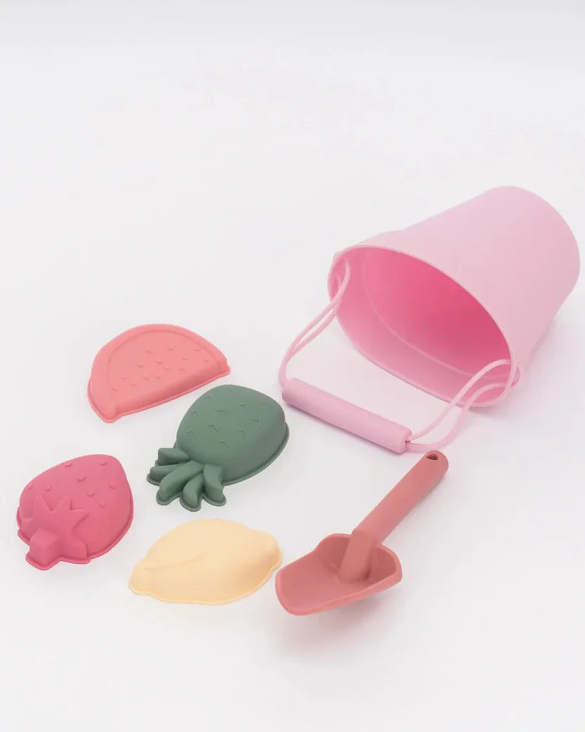 Set Juguetes Playa Silicona Rosa Flamingueo