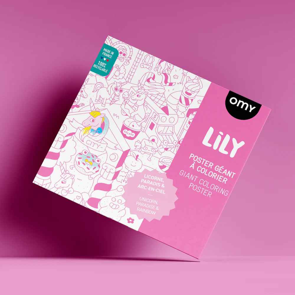 Lily - Póster Gigante para colorear OMY