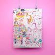 Lily - Póster Gigante para colorear OMY