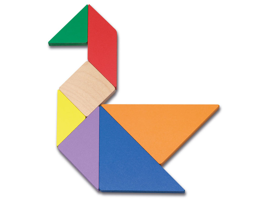 TANGRAM DE MADERA EN CAJA DE METAL CAYRO