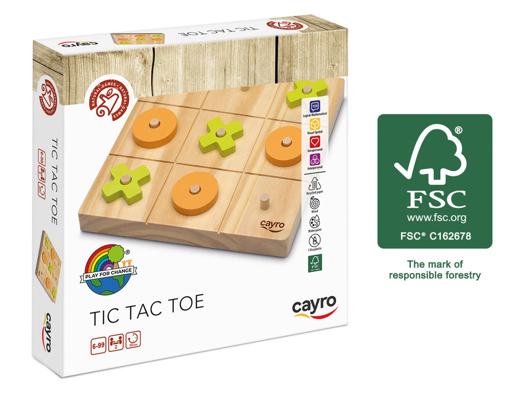 TIC TAC TOE MADERA CAYRO