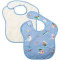 Pack 2 baberos impermeables sin mangas estampado mediterráneo BABATE kids
