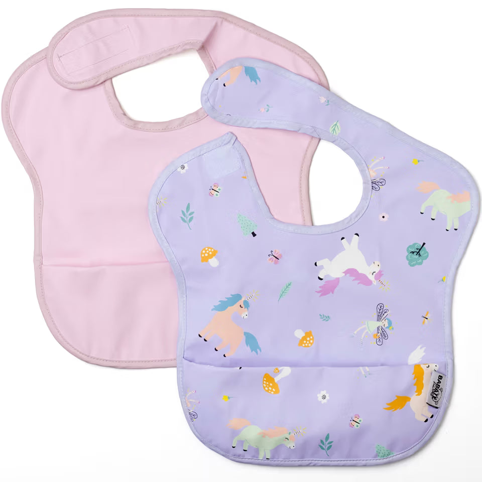 Pack 2 baberos impermeables sin mangas estampado bosque encantado BABATE kids
