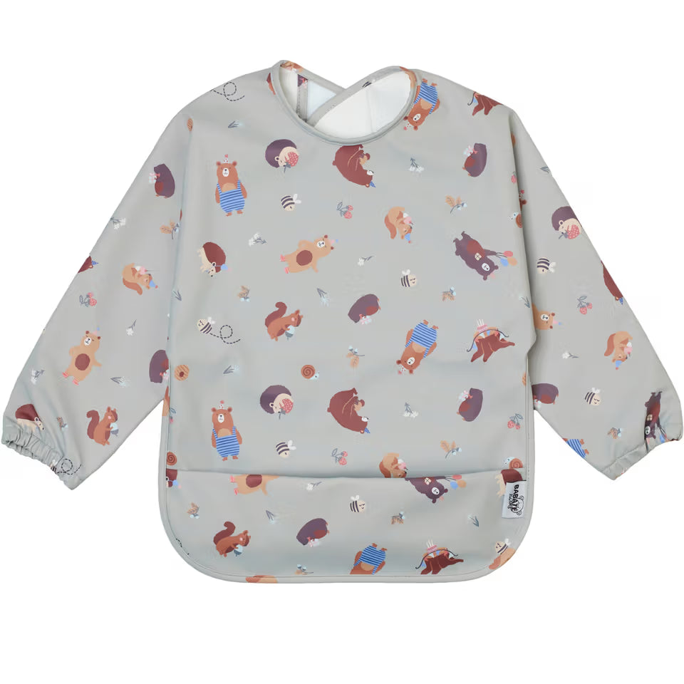 Babero impermeable manga larga unitario estampado montaña BABATE kids