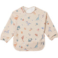 Babero impermeable manga larga unitario estampado dinos