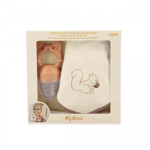 Babero y juego de biberón para bebé Kaloo