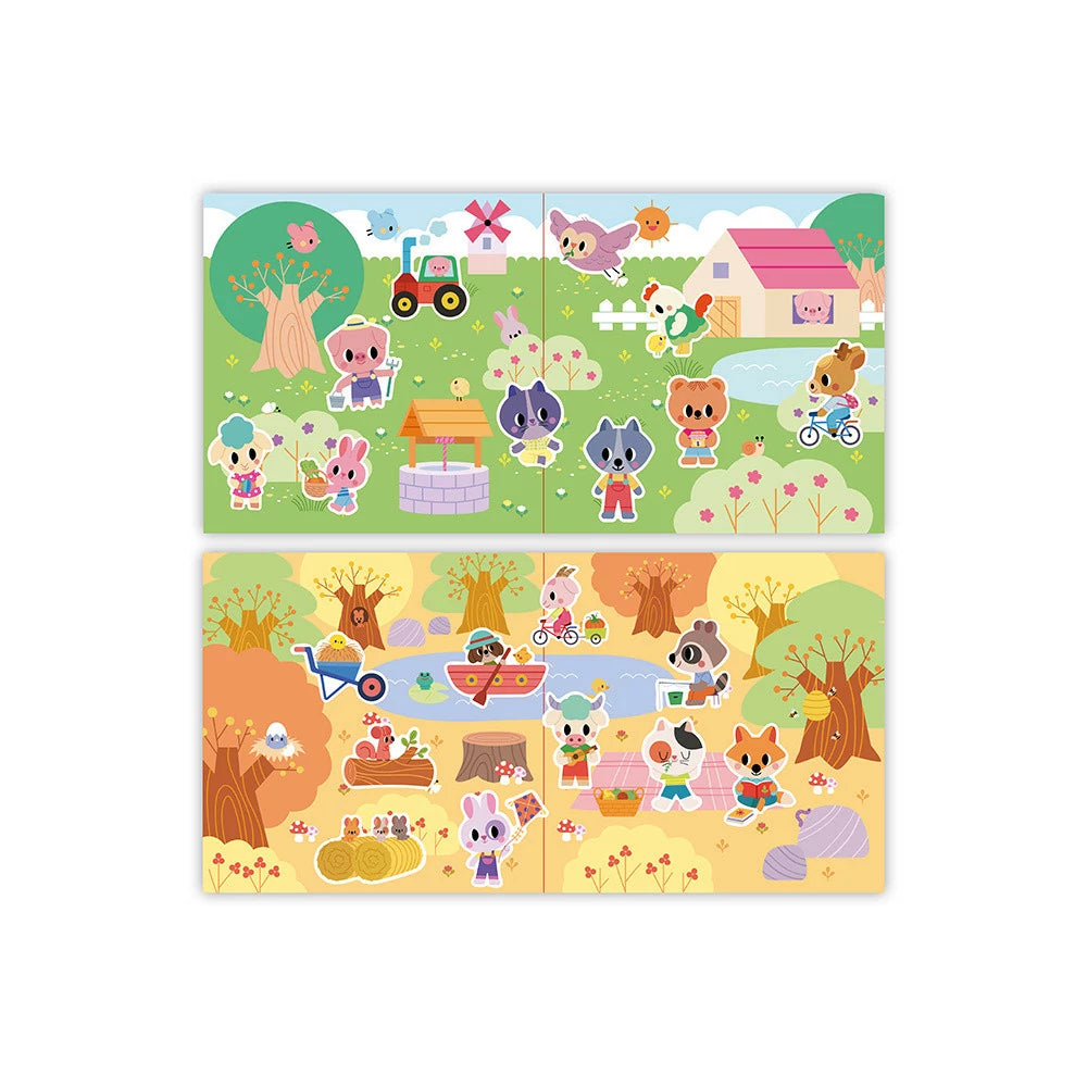 Set creativo de pegatinas gruesas reposicionables - 18 meses JANOD