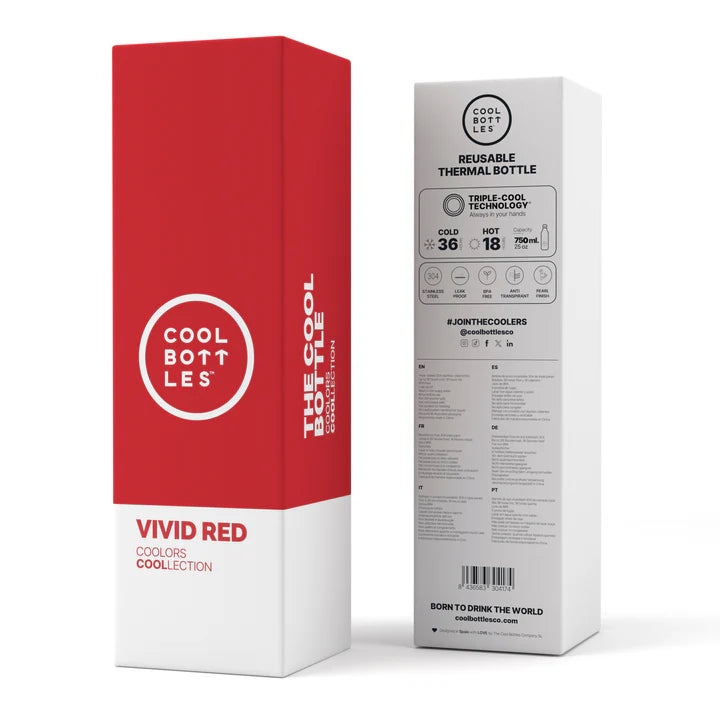 Vivid Red 750ML COOL BOTTLES