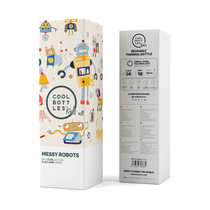 Messy Robots 350ML COOL BOTTLES