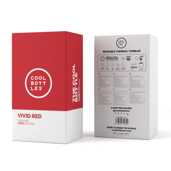 Vivid Red 550ML COOL BOTTLES