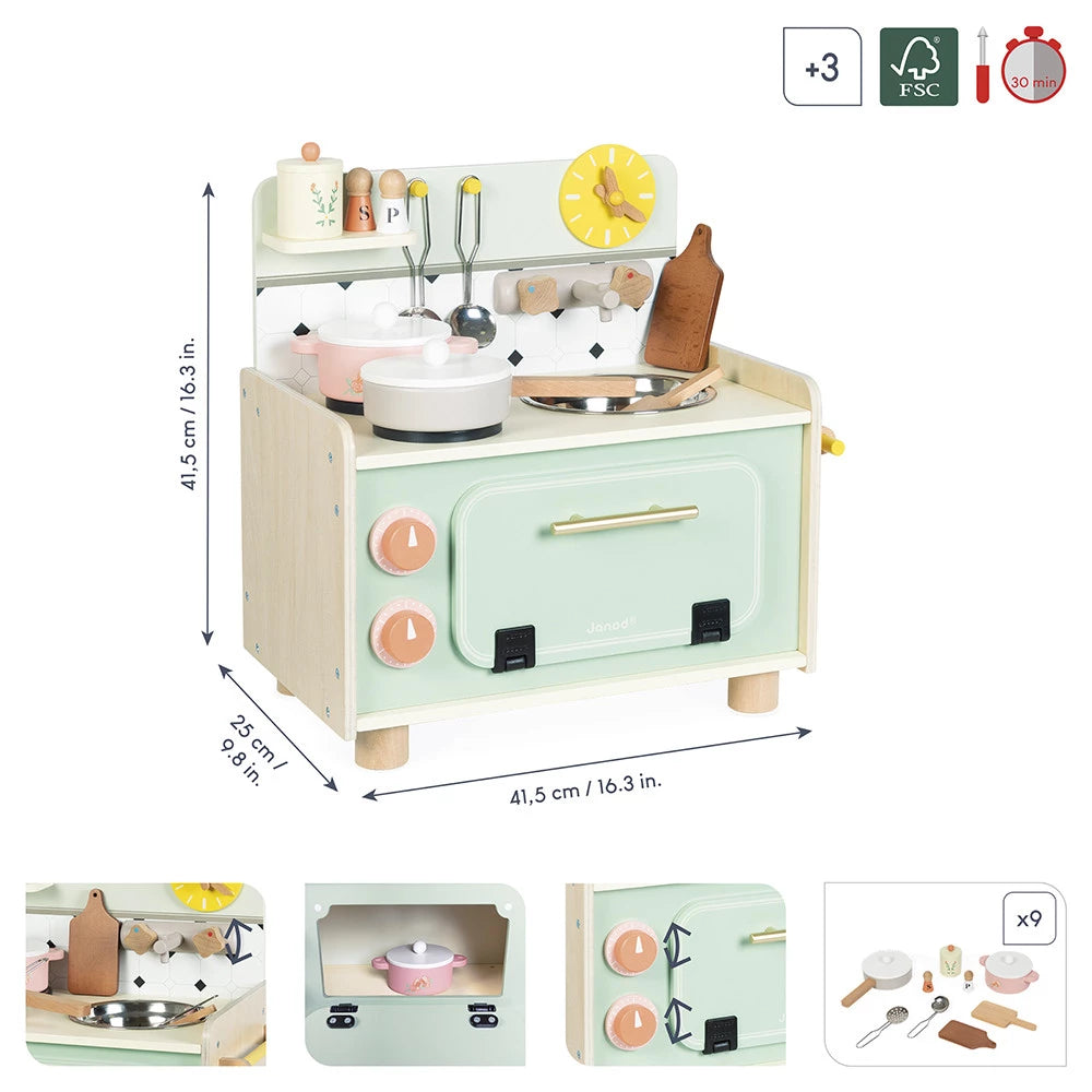 Cocinita de madera Abuelita Alegre JANOD