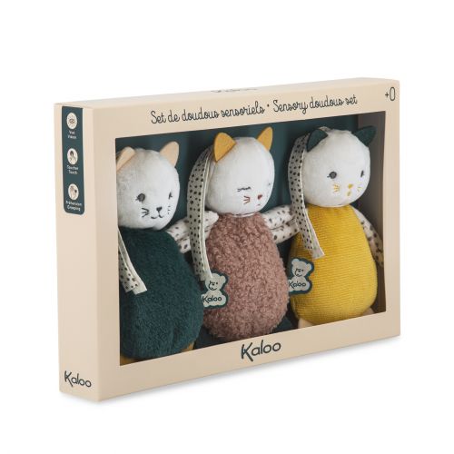 Gatitos de peluche para bebé (3 unidades) Kaloo