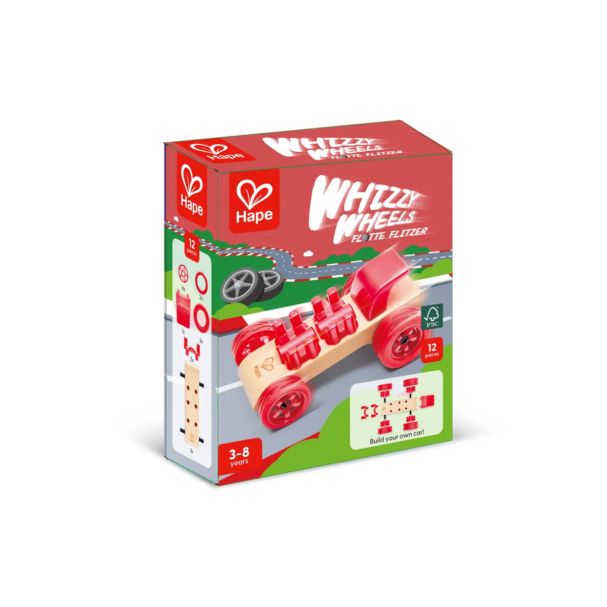 Whizzy Wheels Coche de construcción HAPE