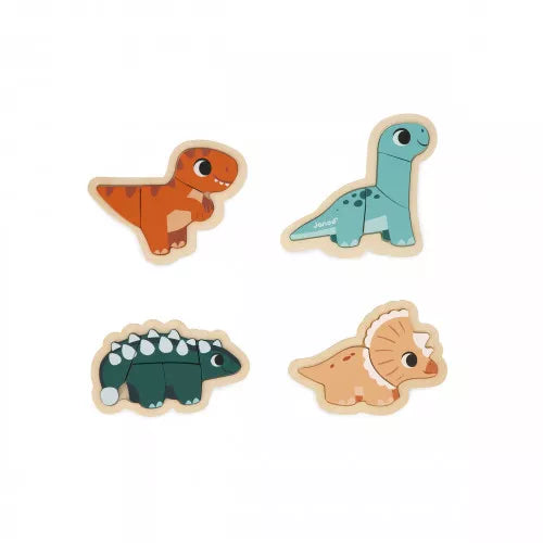 Dino - 4 Puzles Evolutivos Dino JANOD
