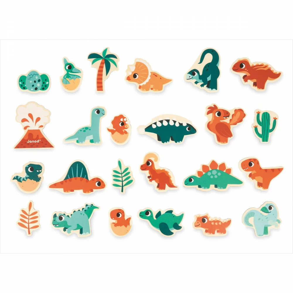 Dino - Imanes Dino 24 Piezas JANOD