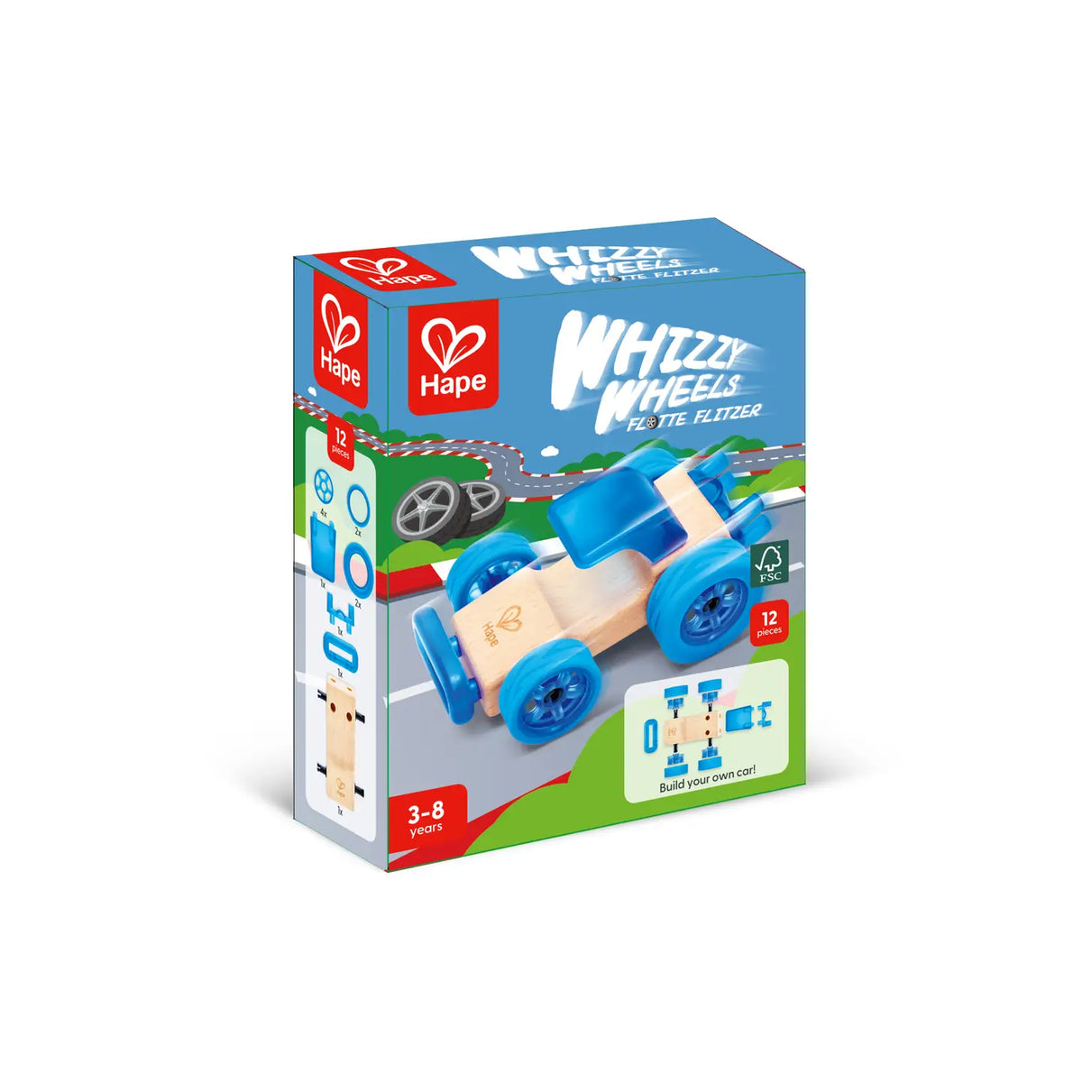 Whizzy Wheels Coche de construcción HAPE