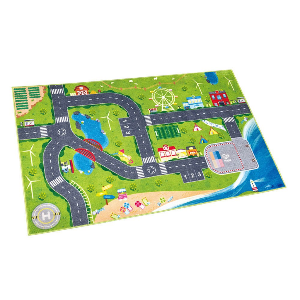 Railway Play Rug HAPE