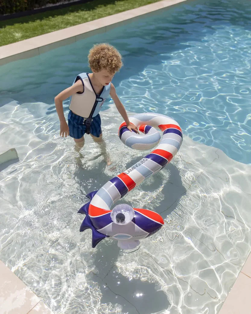 Flotador Infantil Serpiente Rayas Flamingueo