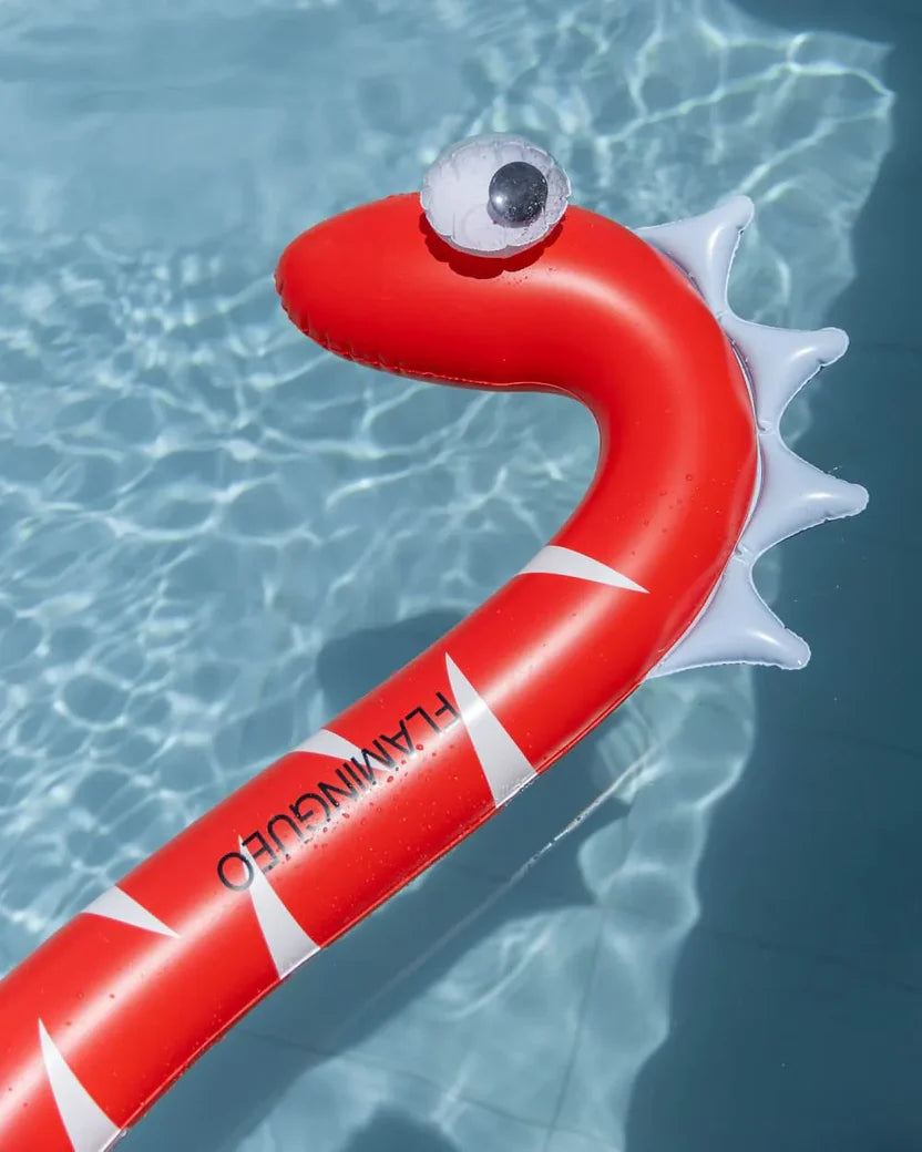 Flotador Infantil Serpiente Roja Flamingueo
