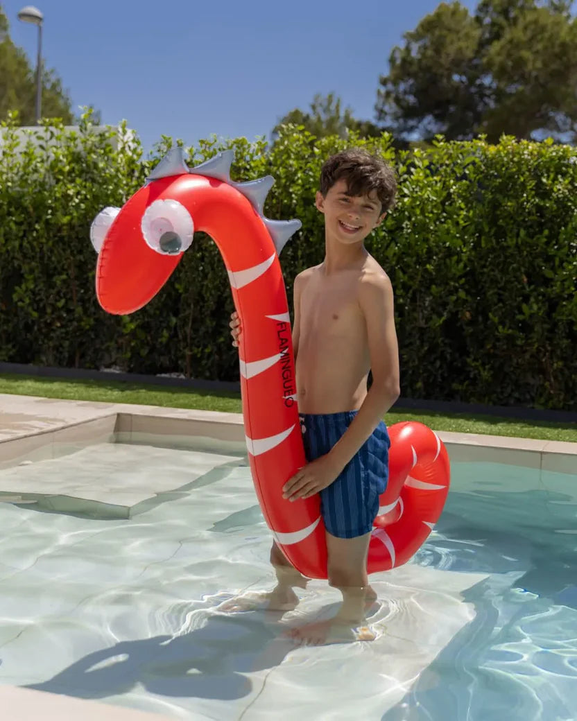 Flotador Infantil Serpiente Roja Flamingueo