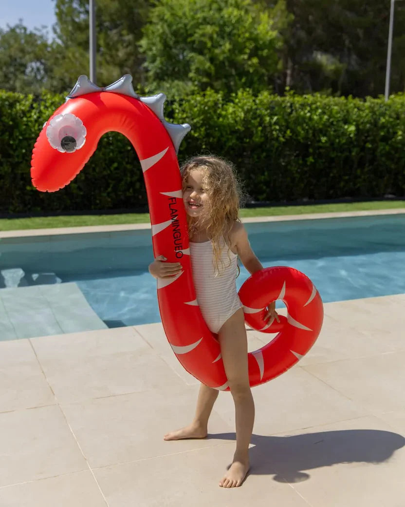 Flotador Infantil Serpiente Roja Flamingueo