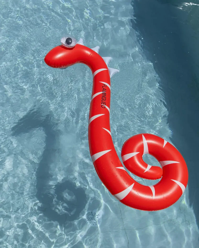 Flotador Infantil Serpiente Roja Flamingueo